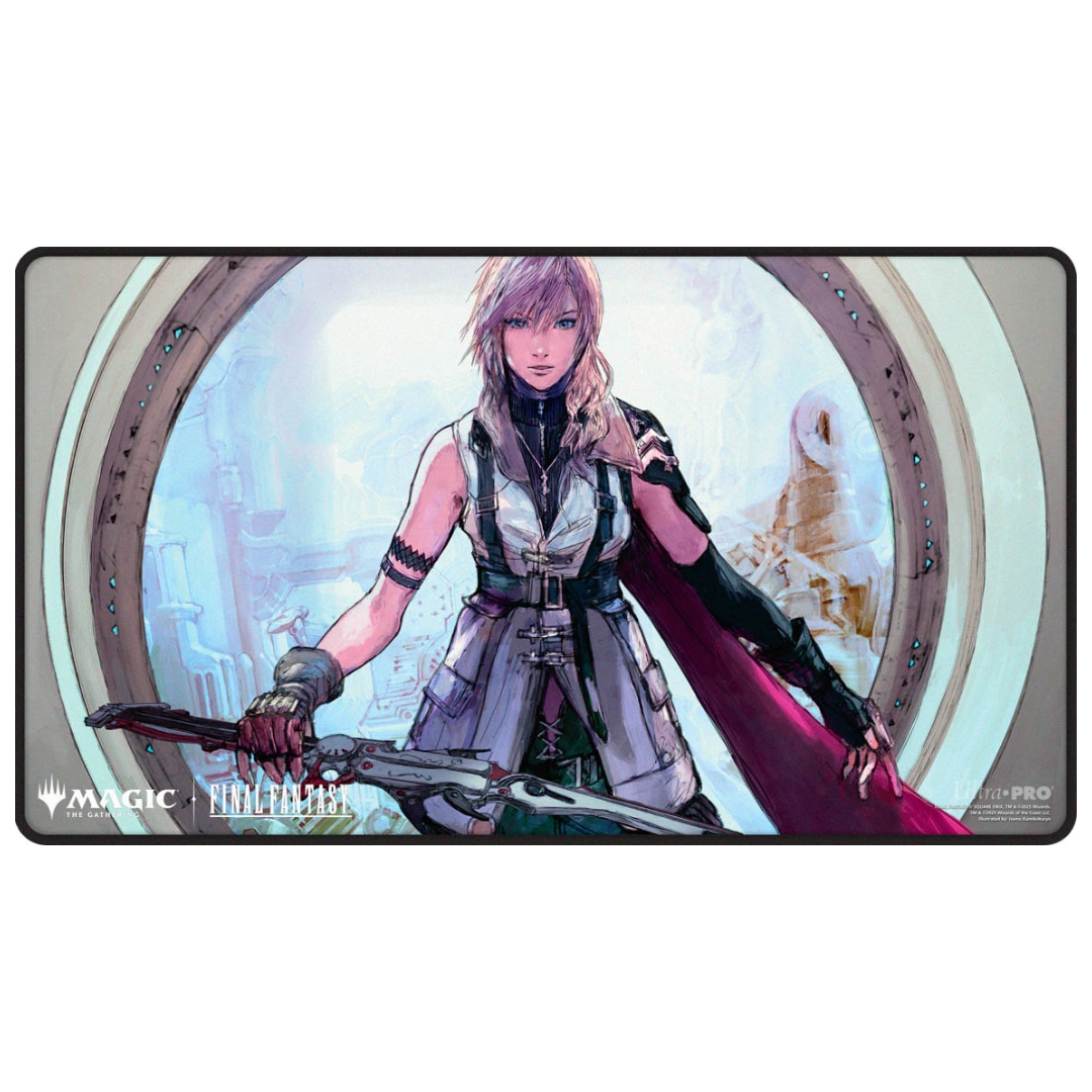 Ultra Pro MTG Final Fantasy W playmat black stitched premium Magic the Gathering crossover collectible gaming mat








