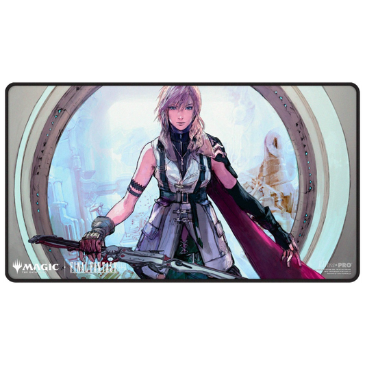 Ultra Pro MTG Final Fantasy W playmat black stitched premium Magic the Gathering crossover collectible gaming mat








