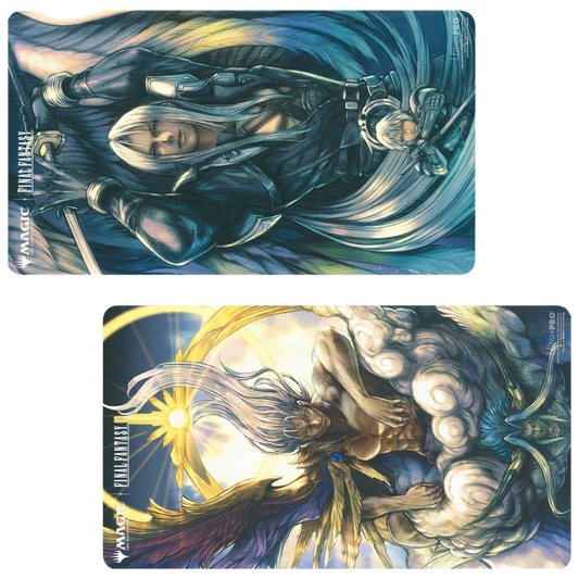 Ultra Pro double-sided MTG Final Fantasy O playmat premium reversible Magic the Gathering crossover gaming mat








