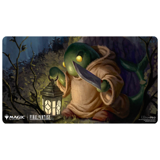 Ultra Pro Final Fantasy Tonberry playmat for Magic the Gathering with soft fabric and rubber base






