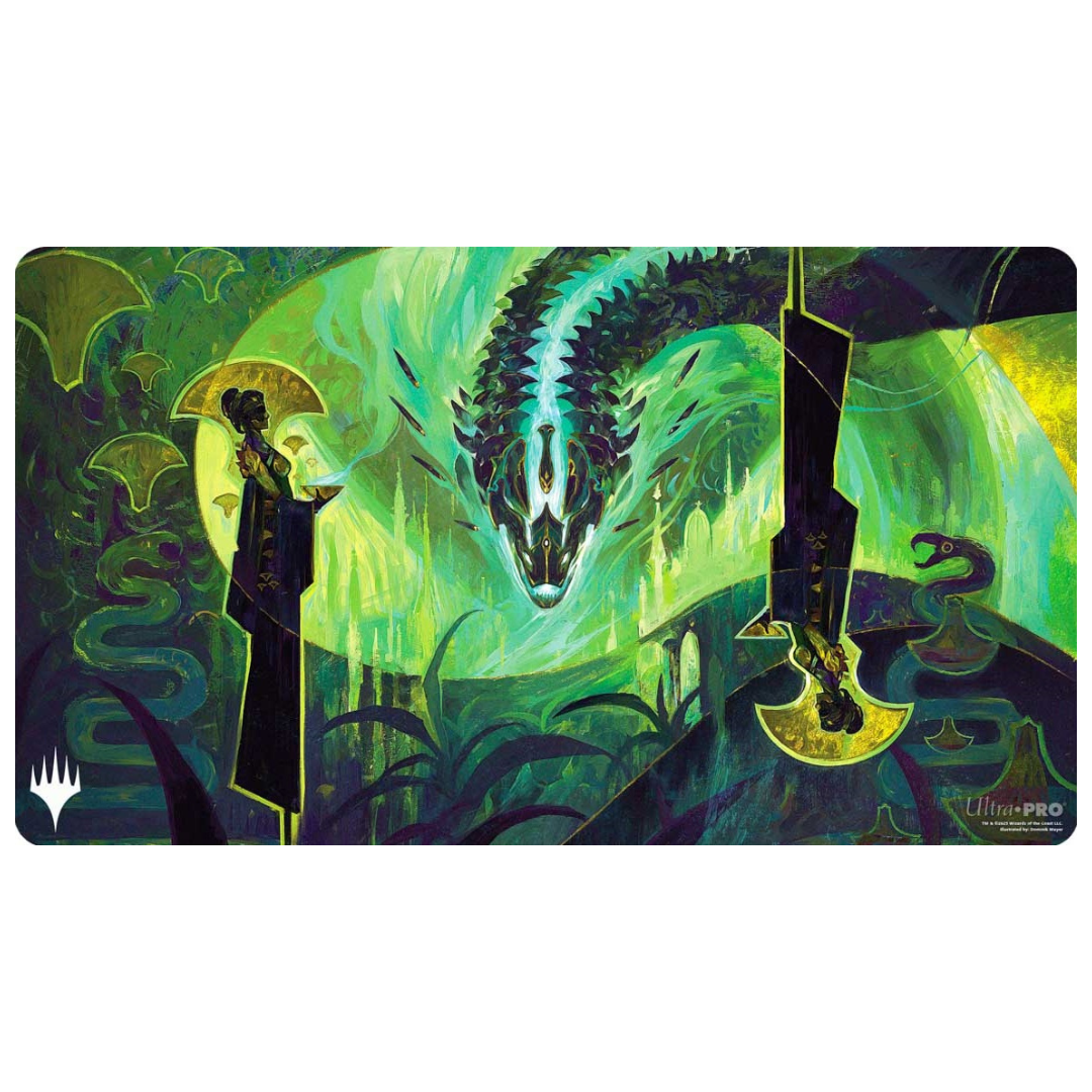 Ultra Pro MTG Return to Tarkir Sultai Special Guest playmat, premium gaming surface with Sultai artwork and durable, non-slip design for Magic: The Gathering players.