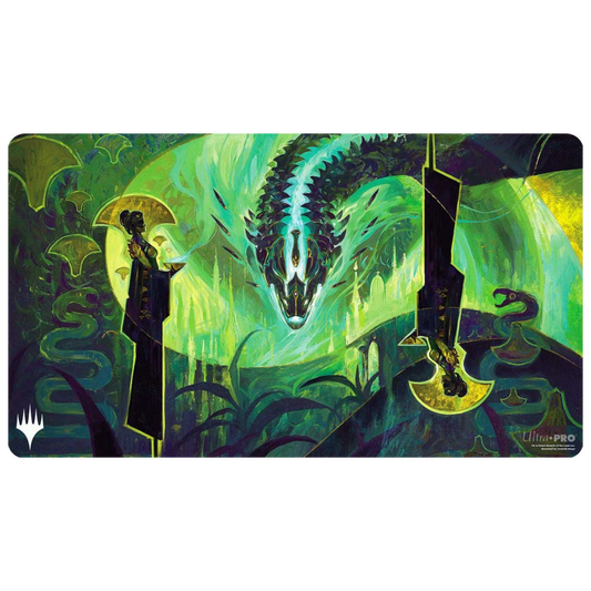 Ultra Pro MTG Return to Tarkir Sultai Special Guest playmat, premium gaming surface with Sultai artwork and durable, non-slip design for Magic: The Gathering players.
