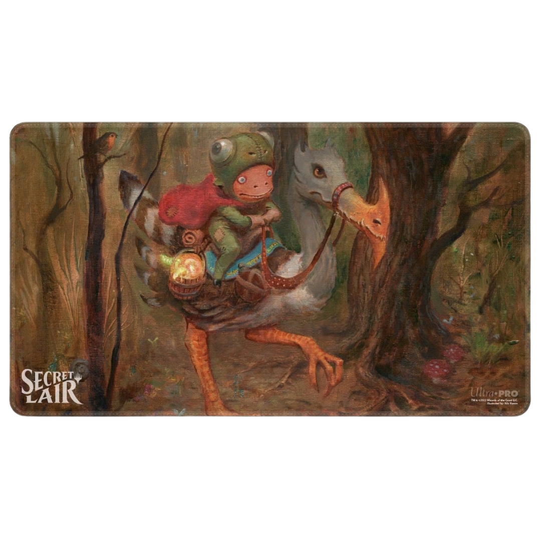 Ultra Pro MTG Secret Lair Nils Hamm Artist Series Tireless Tracker Holo Playmat with stunning artwork and a smooth, protective surface.