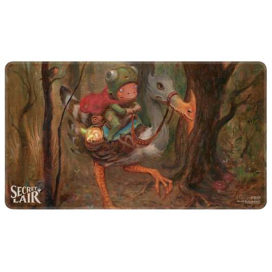 Ultra Pro MTG Secret Lair Nils Hamm Artist Series Tireless Tracker Holo Playmat with stunning artwork and a smooth, protective surface.