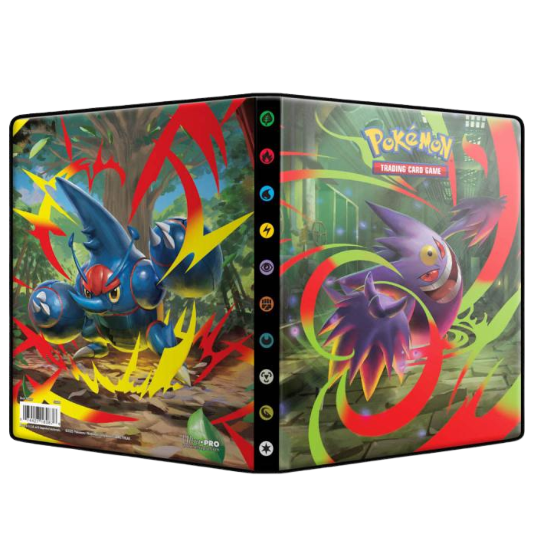 Ultra Pro Pokémon 4 pocket Portfolio with Mega Gengar and Mega Heracross artwork