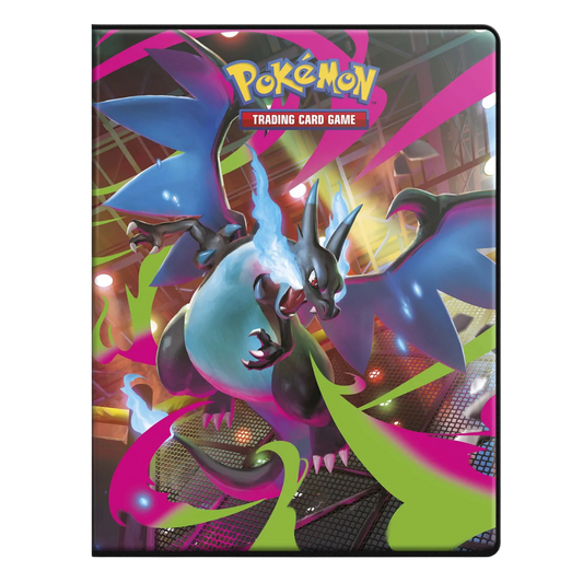 Ultra Pro 9 pocket Pokémon Phantasmal Flames portfolio with Mega Charizard X full art cover