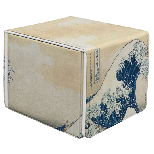 Ultra Pro The Great Wave off Kanagawa Deck Box, 100-card capacity storage featuring Hokusai’s iconic Japanese artwork for trading card players and collectors




