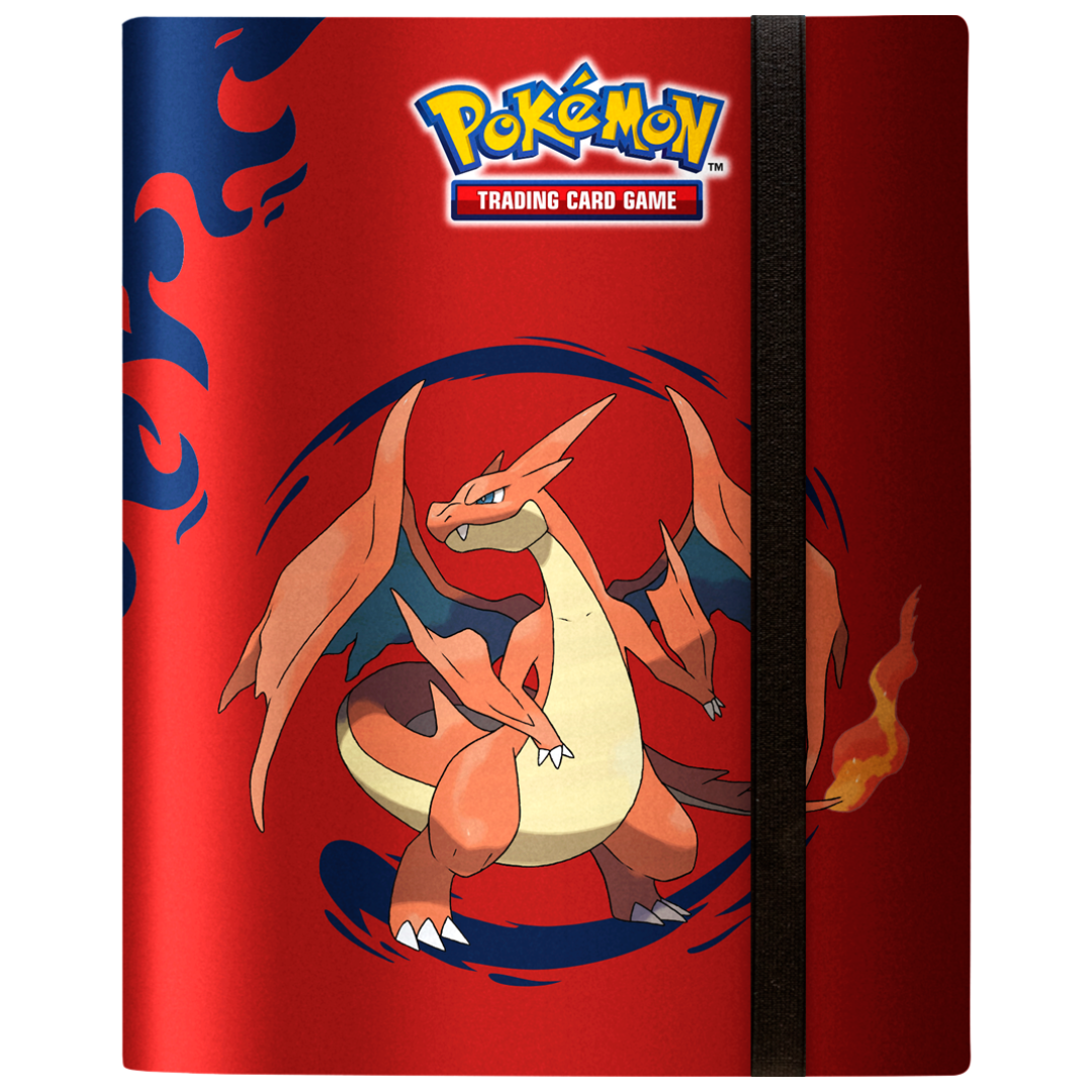 Ultra Pro Pokémon 9 Pocket PRO-Binder Mega Charizard X & Mega Charizard Y full-art card storage binder