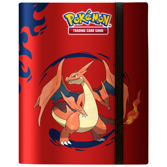 Ultra Pro Pokémon 9 Pocket PRO-Binder Mega Charizard X & Mega Charizard Y full-art card storage binder