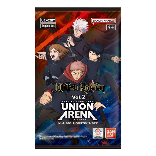Union Arena Jujutsu Kaisen Vol.2 booster pack with Shibuya Arc characters