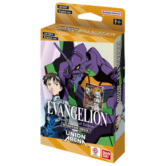 Union Arena Evangelion Ready to play 53 card starter deck with an additional promo pack