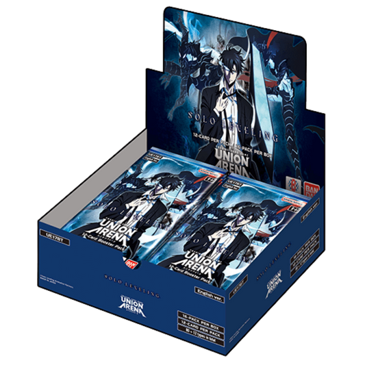Union Arena Solo Leveling booster display box English version Bandai trading card game 16 packs