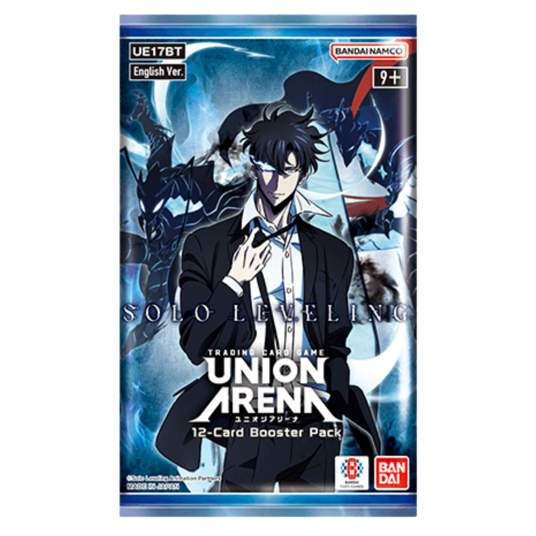 Union Arena Solo Leveling booster pack English version Bandai trading card pack sealed 12 cards