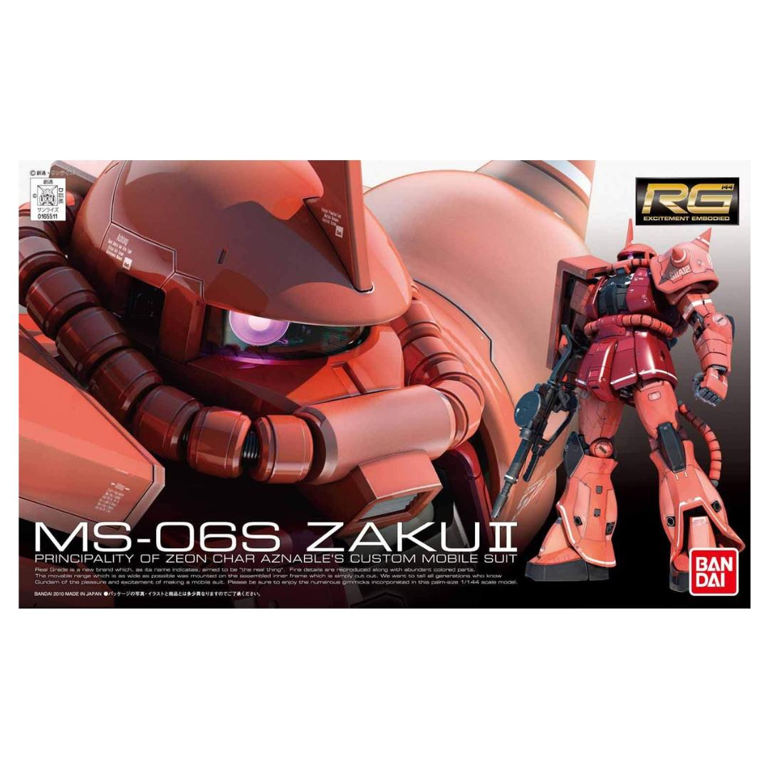 Bandai - RG - #2 MS-06S Zaku II (Char Aznable's Custom) "Mobile Suit Gundam"