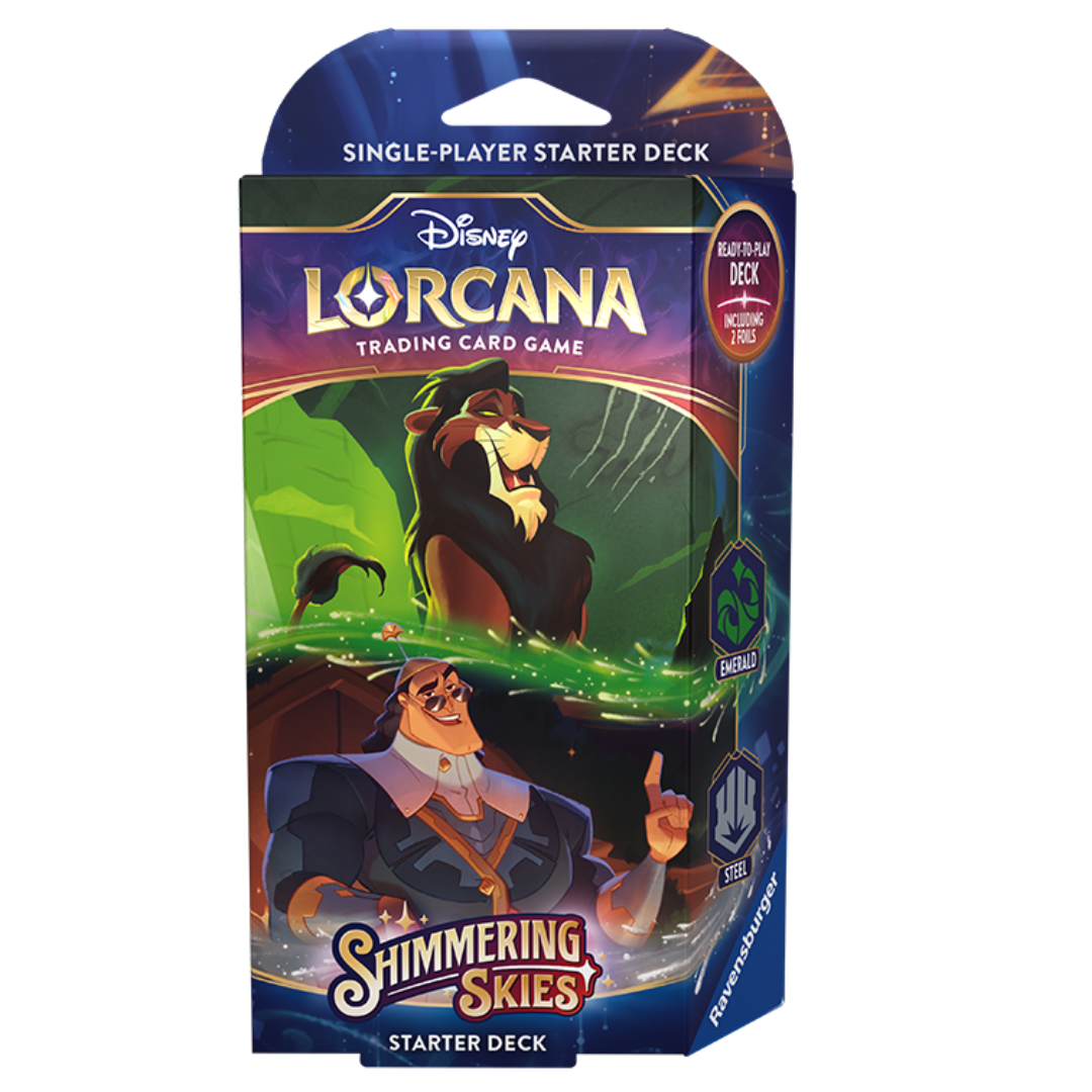 Disney Lorcana - Shimmering Skies - (Starter Deck) Emerald & Steel