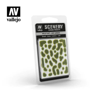 Vallejo: Scenery Small Wild Tuft Dry Green