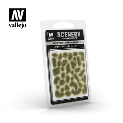 Vallejo: Scenery Large Wild Tuft Mixed Green