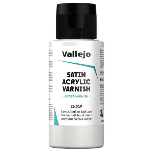 Vallejo - Auxiliary Permanent Satin Varnish 60ml