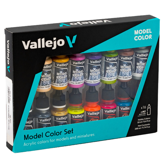 Vallejo Model Color Wargame Special Set of 16 acrylic paints for miniature painting
