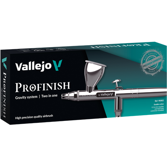 Vallejo Profinish 2 in 1 professional airbrush for model painting and precision spray work