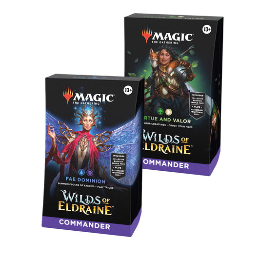 Magic: The Gathering Wilds of Eldraine - Commander Deck - Set of 2