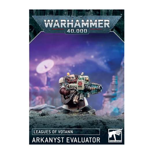 Arkanyst Evaluator Leagues of Votann plastic model with transmatter inverter and optional heads