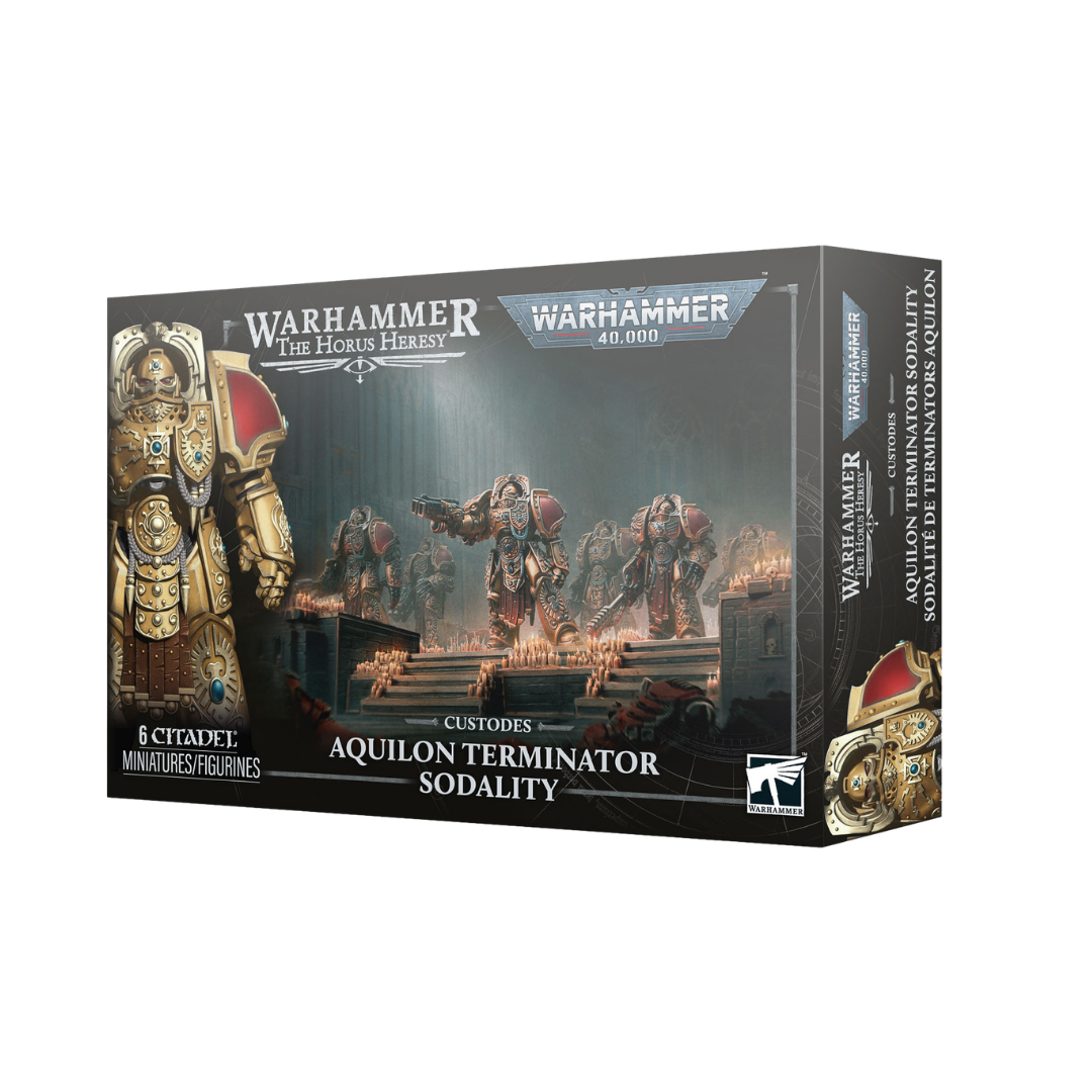 Warhammer 40,000 Adeptus Custodes Aquilon Terminator Sodality miniatures