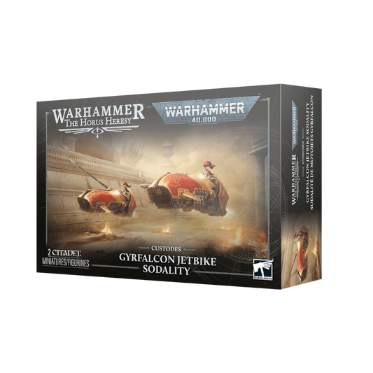 Warhammer 40,000 Adeptus Custodes Gyrfalcon Jetbike Sodality miniatures