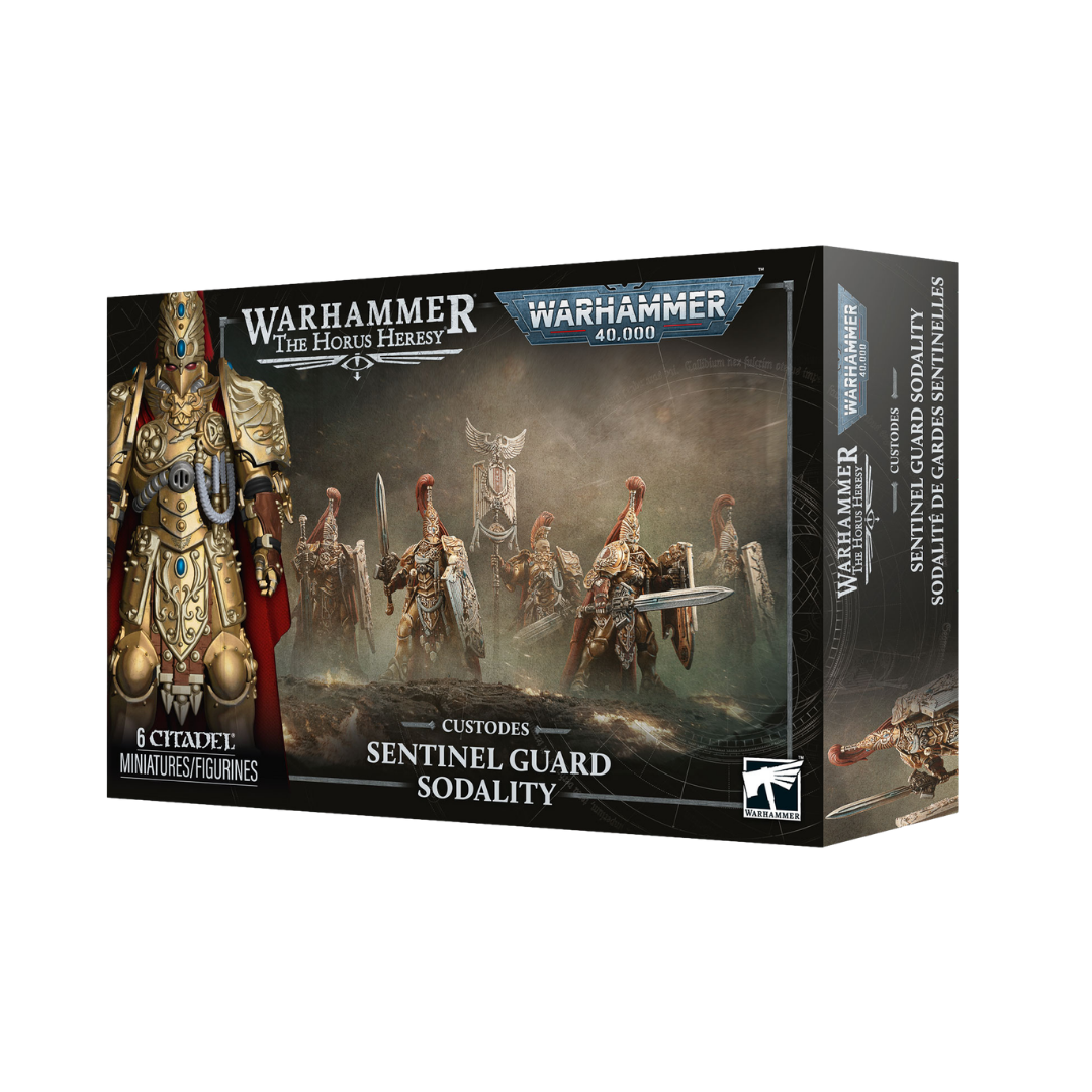 Warhammer 40,000 Adeptus Custodes Sentinel Guard Sodality six miniature set