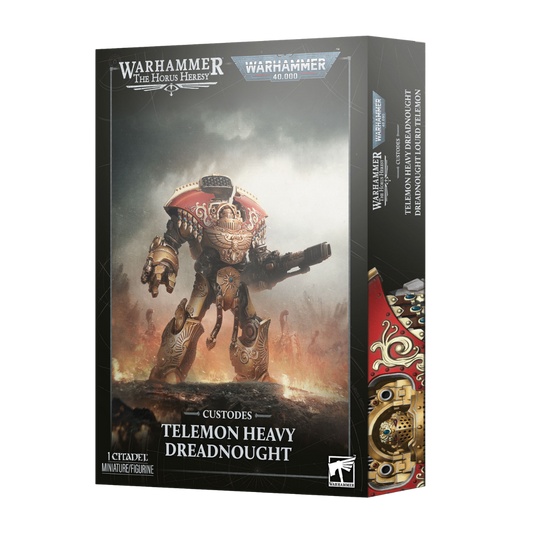 Warhammer 40,000 Adeptus Custodes Telemon Heavy Dreadnought miniature