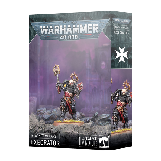 Warhammer 40K Black Templars Execrator with weapon and head build options