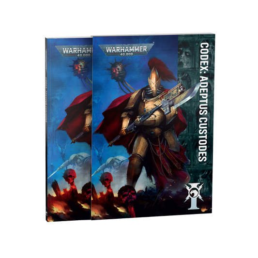 Warhammer 40,000 Codex Adeptus Custodes 11th Edition with rigid slipcase