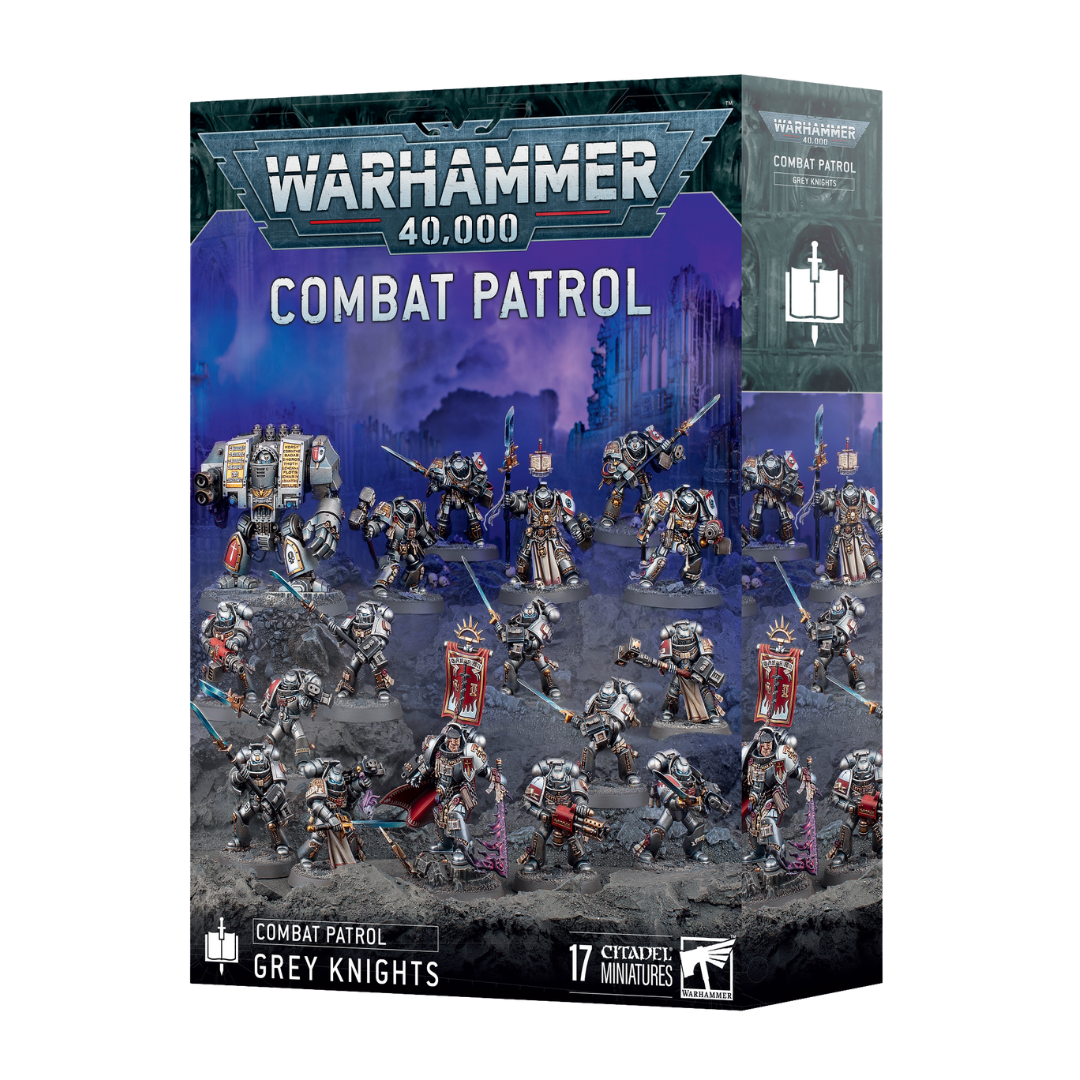 Warhammer 40K Grey Knights Combat Patrol with Castellan Crowe, Terminators, Strike Squad, and Dreadnought