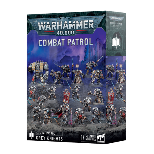 Warhammer 40K Grey Knights Combat Patrol with Castellan Crowe, Terminators, Strike Squad, and Dreadnought