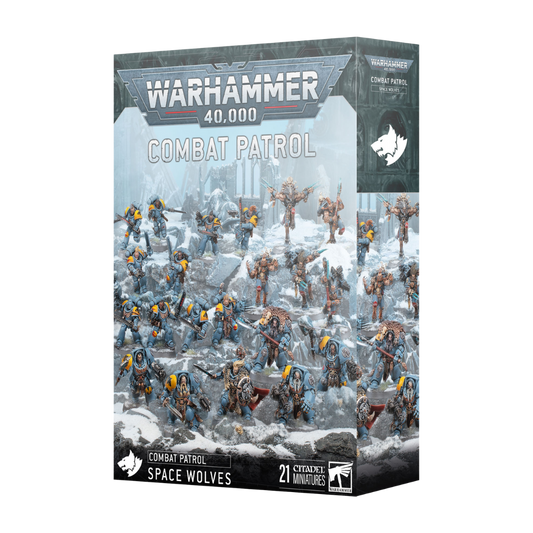 Warhammer 40K Space Wolves Combat Patrol with Blood Claws, Wulfen, Terminators, and Wolf Guard Leader
