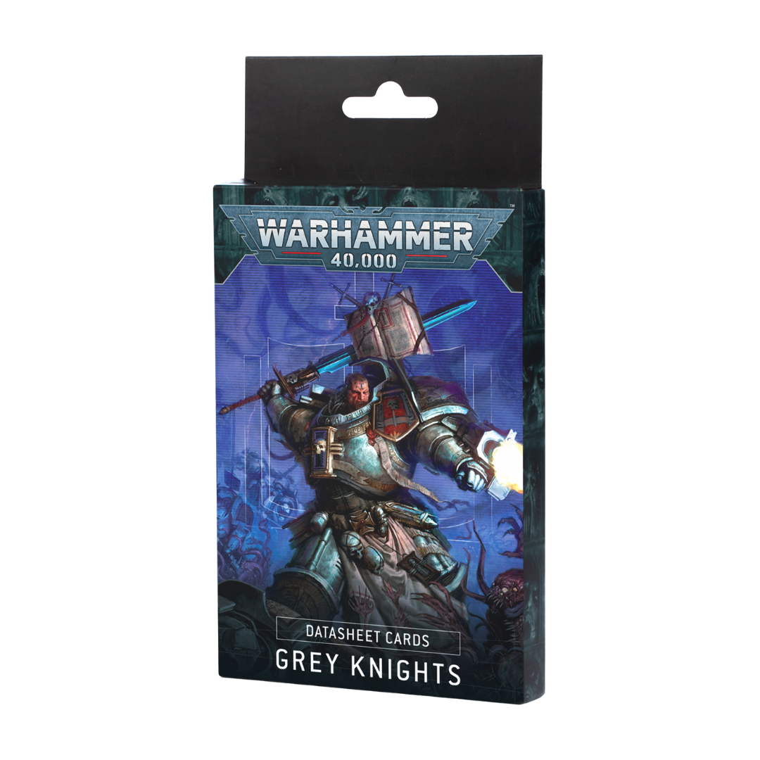 Warhammer 40K Grey Knights Datasheet Cards with 30 unit profiles for updated in-game reference