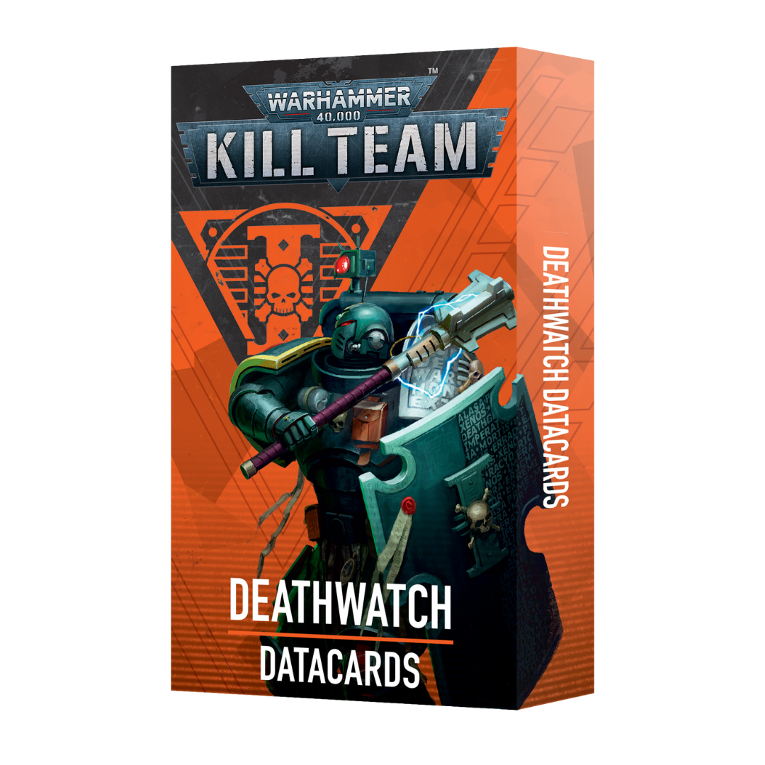Warhammer 40K Kill Team Deathwatch Datacards set for Space Marine players