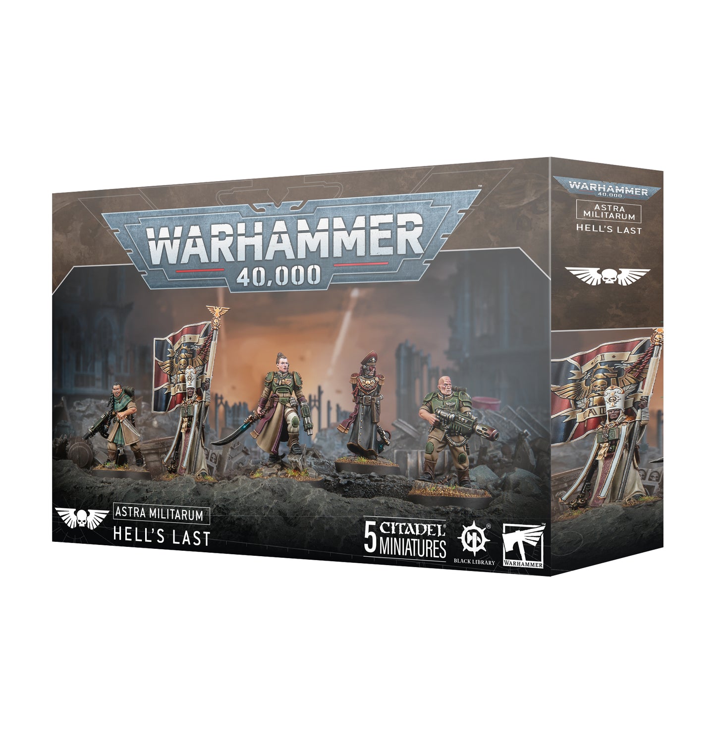 Warhammer 40K Astra Militarum Hell’s Last featuring elite Imperial Guard soldiers, detailed miniatures, and strategic gameplay.