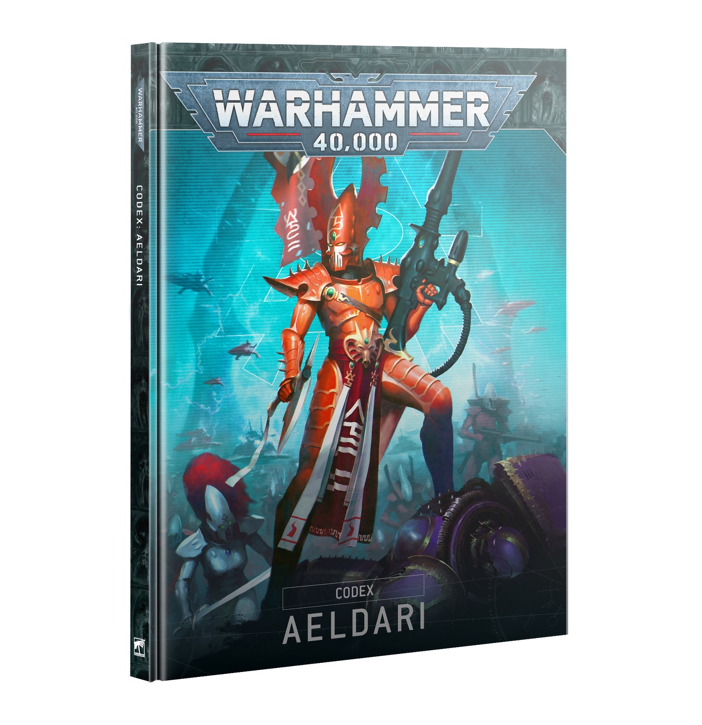 Warhammer 40k Codex: Aeldari featuring lore, rules, and strategies to command the ancient Aeldari army.