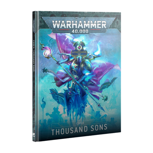 Warhammer 40,000 Codex Thousand Sons hardback rulebook with psychic legion artwork