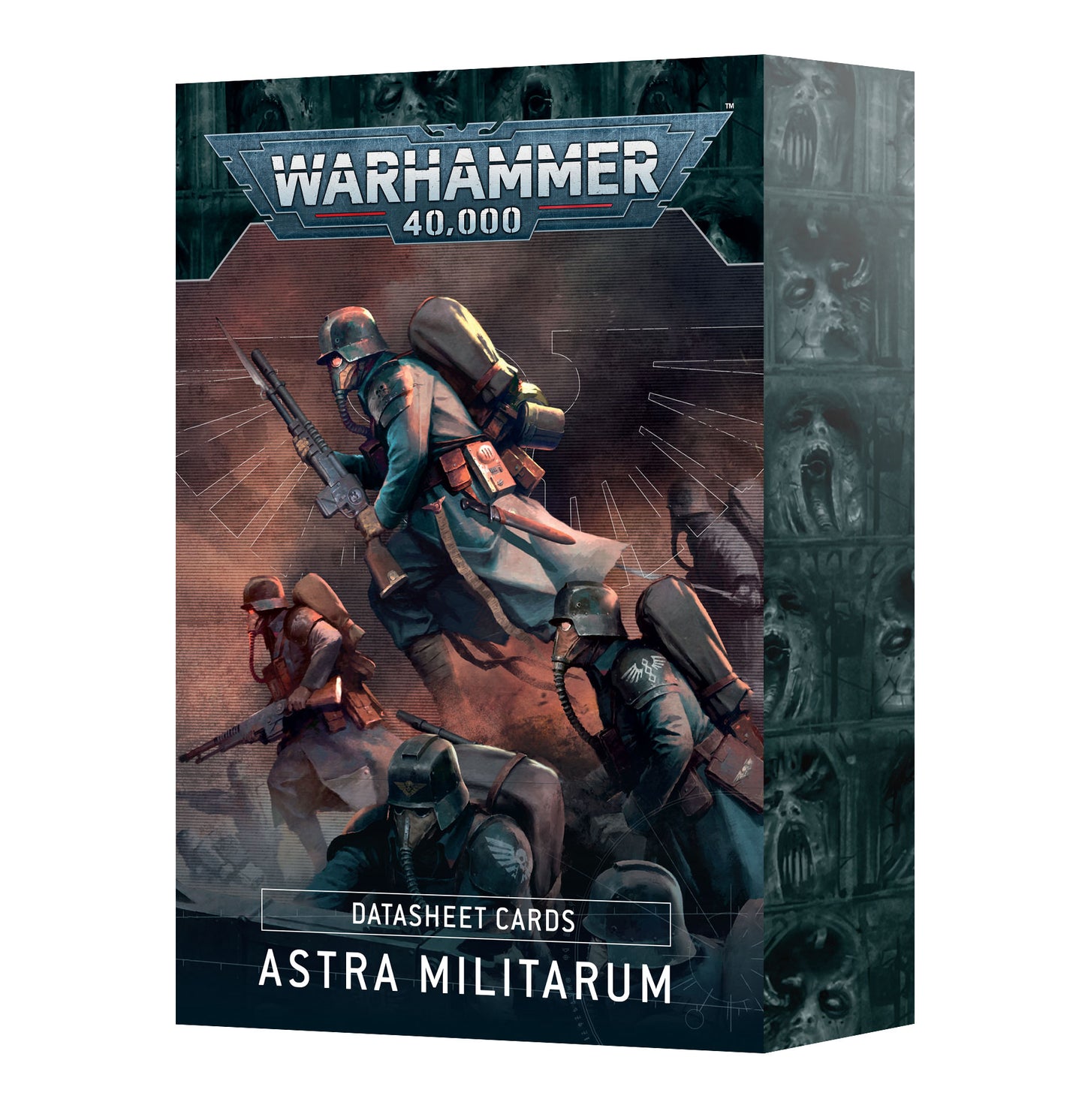 Warhammer 40k Astra Militarum Datasheet Cards for quick unit stats and abilities during gameplay.