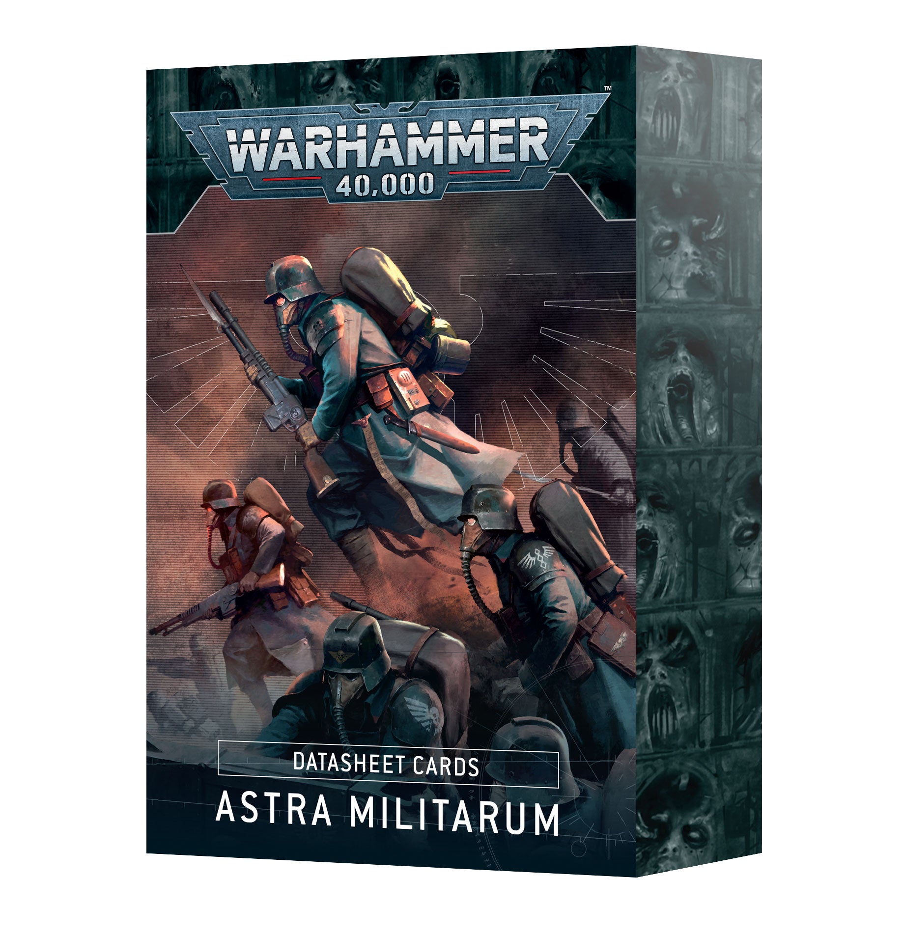 Warhammer 40k Astra Militarum Datasheet Cards for quick unit stats and abilities during gameplay.