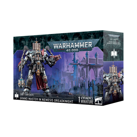 Warhammer 40k Grey Knights Grand Master in Nemesis Dreadknight miniature box set