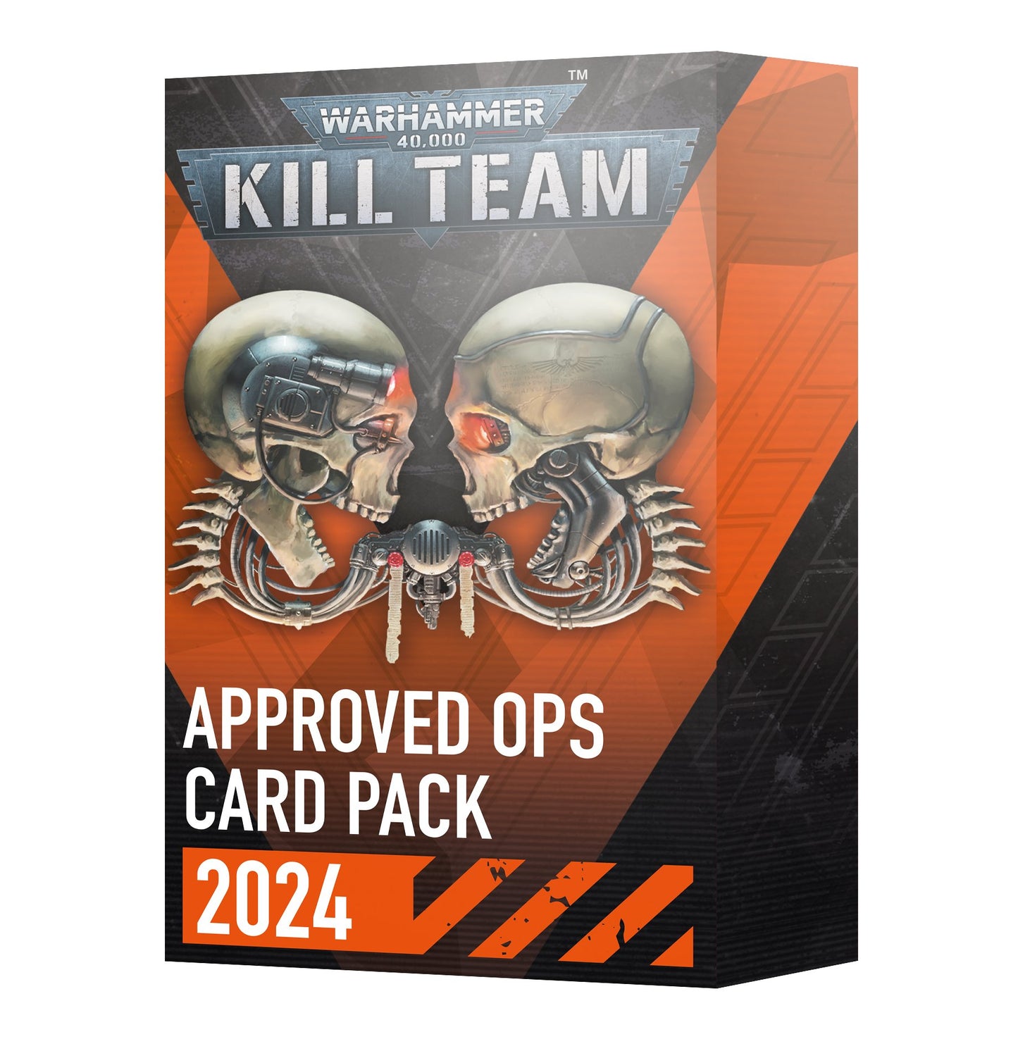 Warhammer 40K Kill Team Approved Ops Card Pack 2024 – Tactical expansion card set for Warhammer 40,000 Kill Team skirmish game. Enhance gameplay with mission cards, objectives, and rules updates. Essential for Kill Team players and collectors.