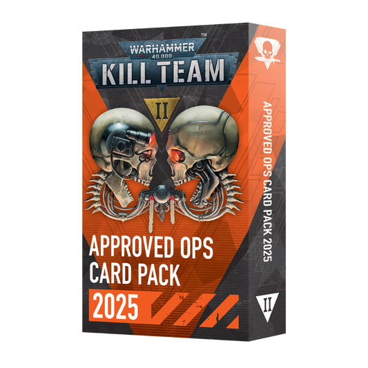 Warhammer 40k Kill Team Approved Operations Card Pack 2025 box set