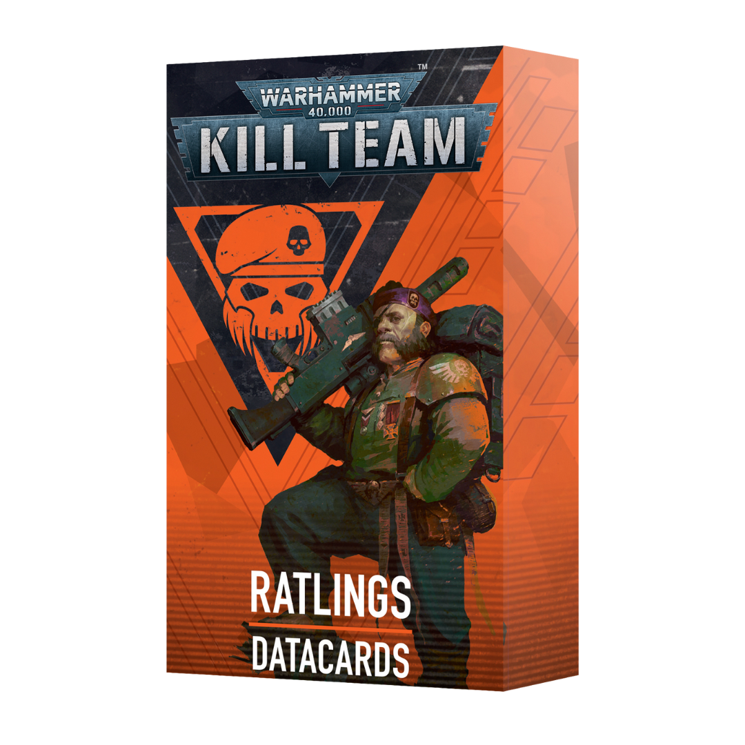 Warhammer 40K Kill Team: Datacards – Ratlings set featuring essential rules, tactics, and abilities for commanding elite sniper units in strategic skirmish battles.