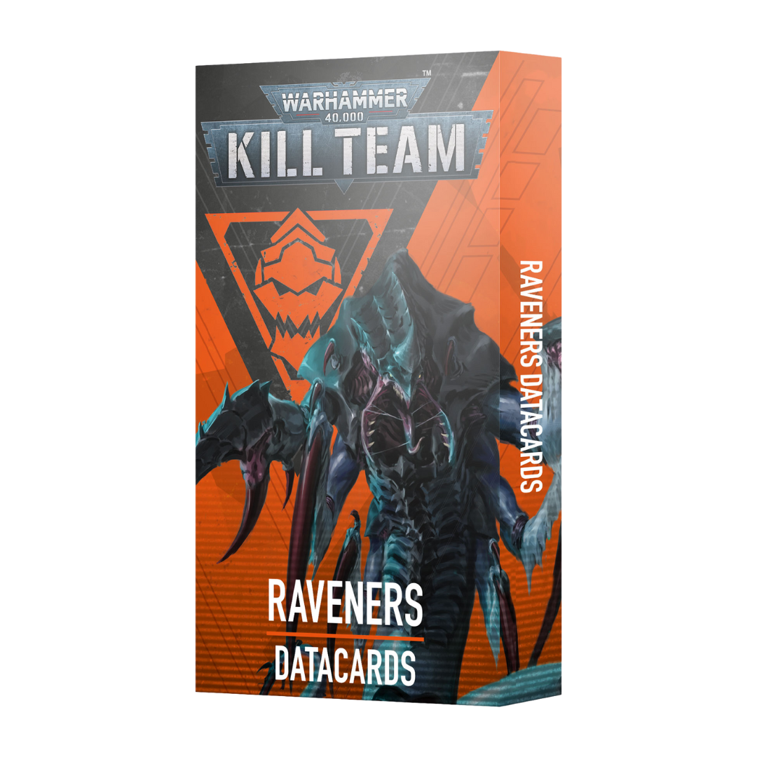Kill Team Raveners Datacards box art for Tyranid faction reference deck