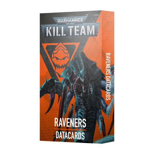 Kill Team Raveners Datacards box art for Tyranid faction reference deck