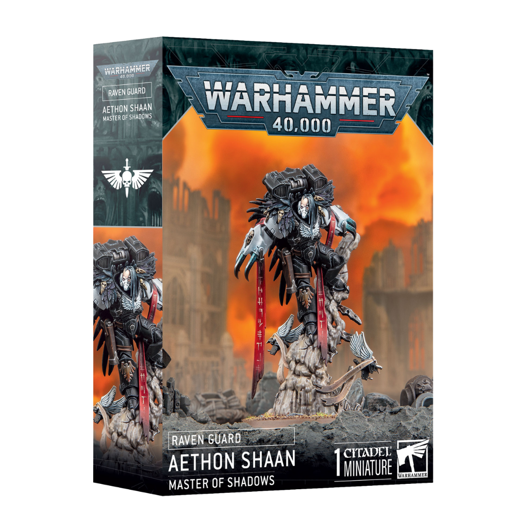 Warhammer 40k Raven Guard Aethon Shaan Master of Shadows miniature box set