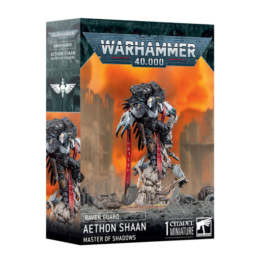 Warhammer 40k Raven Guard Aethon Shaan Master of Shadows miniature box set